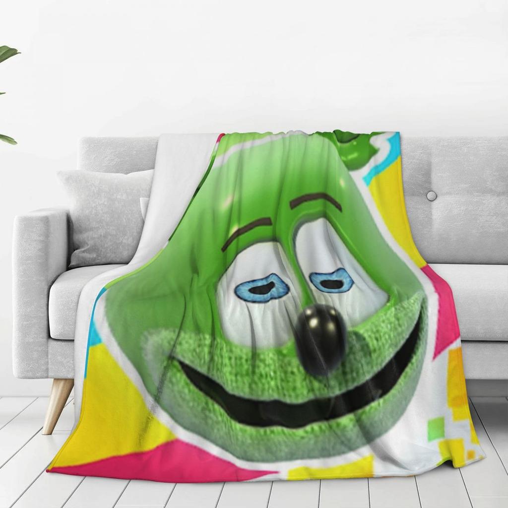 Gummibar (The Gummy Bear) Blankets Fleece Breathable Sofa Throw Blankets For Couch Bedding Office Throws Bedspread Quilt