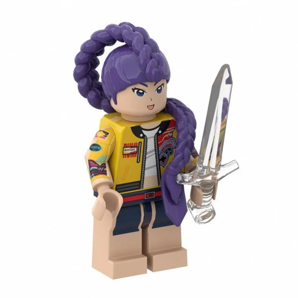 8 SZT Kpop Łowcy Demonów Mini Figurki Akcji Klocki Zabawka Akcesoria Dekoracja Biurka Figurki Kolekcjonerskie Zabawka Prezent Świąteczny