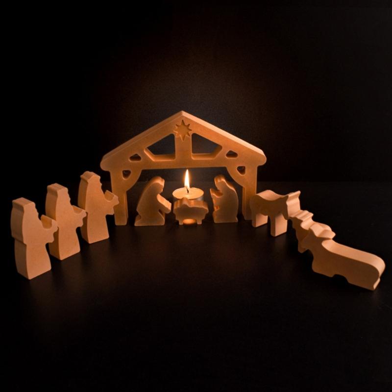 Set of 2 Creative Silicone Mold Featuring Prayer Pattern Suitable for Craft Lover Present for Hand-Making Desk Decors