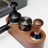 58mm Kaffee Distributor Espresso Kaffee Tamper Mit Griff Edelstahl Tamper Manipulation Ecke Matte Kaffeemaschine Coffeeware