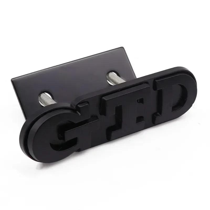 3D Metal Car Front Grill GTD Logo Rear Trunk Sticker Emblem Badge For Volkswagen VW Golf 4 5 6 7 7 MK4 MK5 MK6 MK7 MK8