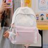 Schoolbag New INS Cute Polka Dot Plaid Backpack, Backpack for Primary and Secondary School Students, Lightweight Large-capacity Travel Backpack