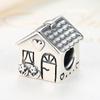 925 Sterling Silver Home with Pandora Ideal gift for your wife or mother to express your "Sweet Charm" Bracelet. love.