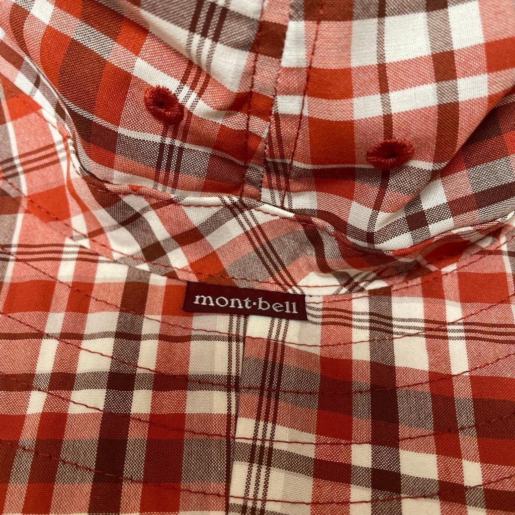 Used Montbell hat hat new check