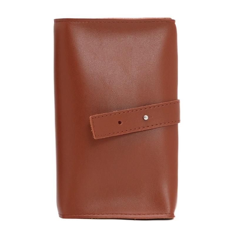 1Pc Pu Leather Multi-Compartment Organizer-Portable Tech School Accessories Case For Cables,Chargers,Pens-Durable Travel Storage