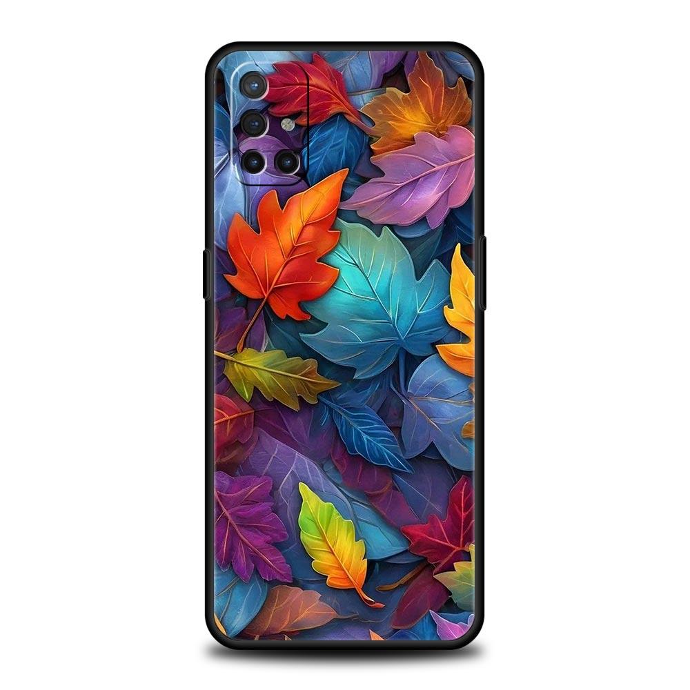 Cartoon Leaf Phone Case For Oneplus 13R 13 12R 11 10T 10R Nord N100 N200 N10 10 9 9R 9RT CE 3 2 Z Pro 5G Soft TPU Cover Fundas