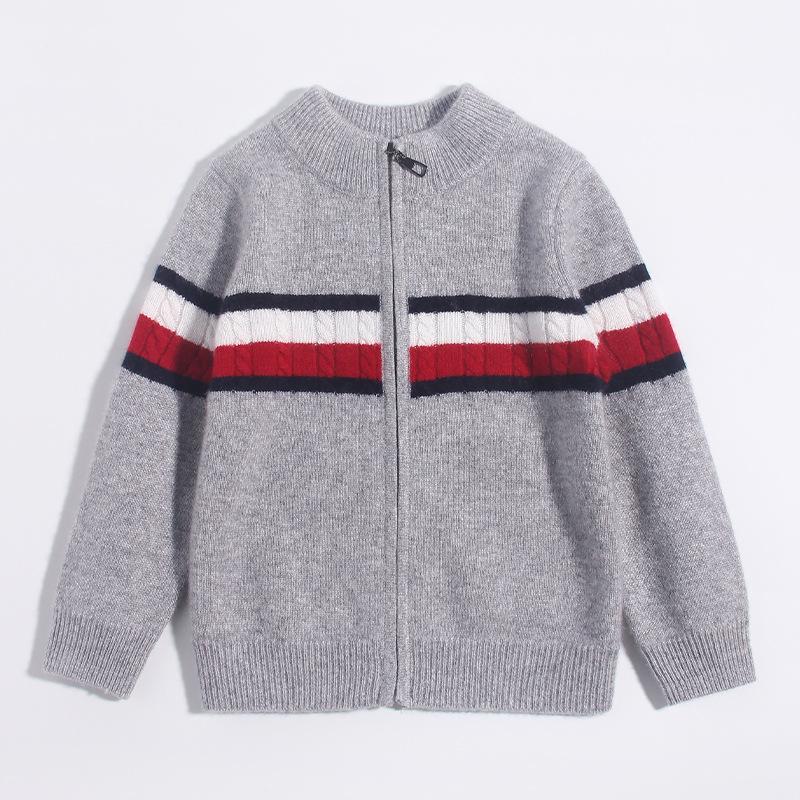 Little Sheep Kids' 100% Cashmere Zipper Sweater - Round Neck for Babies, Toddlers & Kids