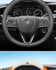 Buick Steering Wheel Cover - Genuine Leather for Envision, Regal, LaCrosse, Verano, GL6, Encore