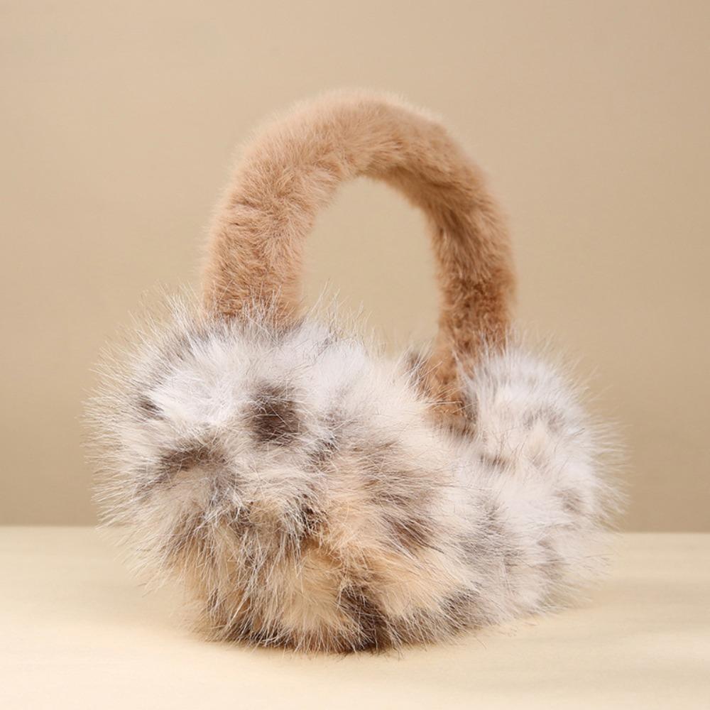 

Cold Protection Folding Ear Warmer Winter Warm Soft Plush Earflaps For Women Men Outdoor хакі