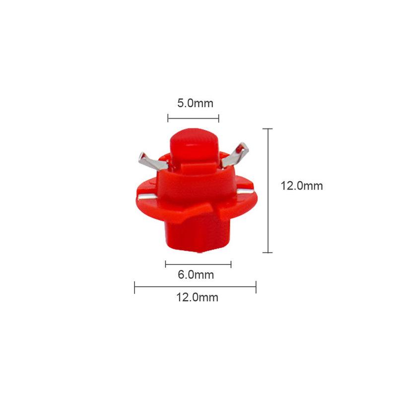 10pcs Universal DC 12V Indicator Signal Lamp Car B8.4 LED Dash Board Bulb Car B8.4D Trument Panel Car Light Accessories