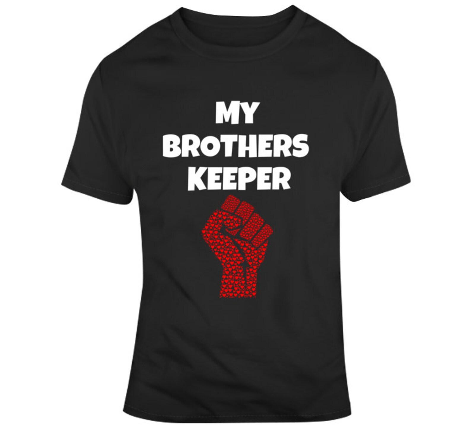 My Brothers Keeper Black T Shirt L