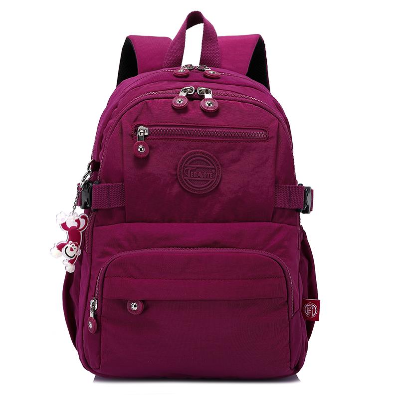 Tegaote Large Nylon Waterproof Backpack Travel Rucksack For Women School Bags Mochilas Mujer Kids Girls