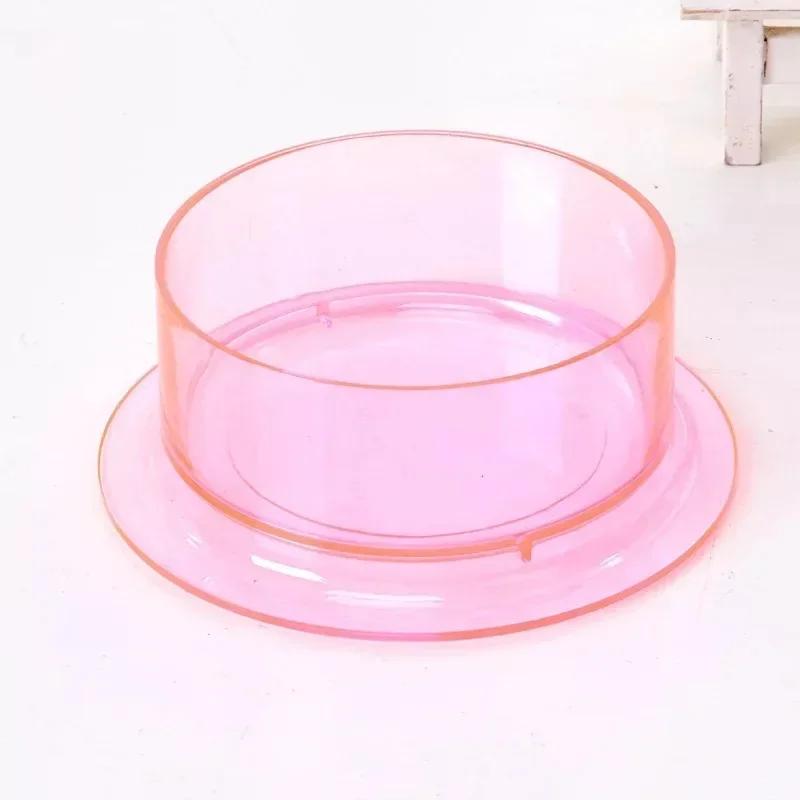 

Clear Hamster Food Bowl Small Hamster Squirrel Rabbit Feeder Water Food Bowl Cage Hamster Accessories Supplies розовый