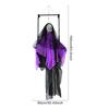 Halloween Swing Girl Purple Female Ghosts Gauzes Hanging Ghosts Indoor And Outdoor Horror Venue Layout  Room Escape Props