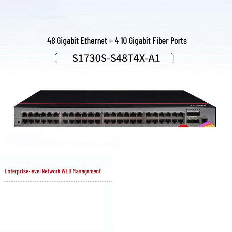 

Huawei S1730S-S48T4X-A1 48-Port Gigabit Enterprise Switch