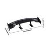 Auto Parts Car Spoiler Wing Visual Interest Fading Resistance Wind Stabilization Carbon Fiber Pattern Lightweight ABS
