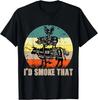 I_d Smoke That Funny Grilling Party Saying Vintage Gift Unisex T-Shirt
