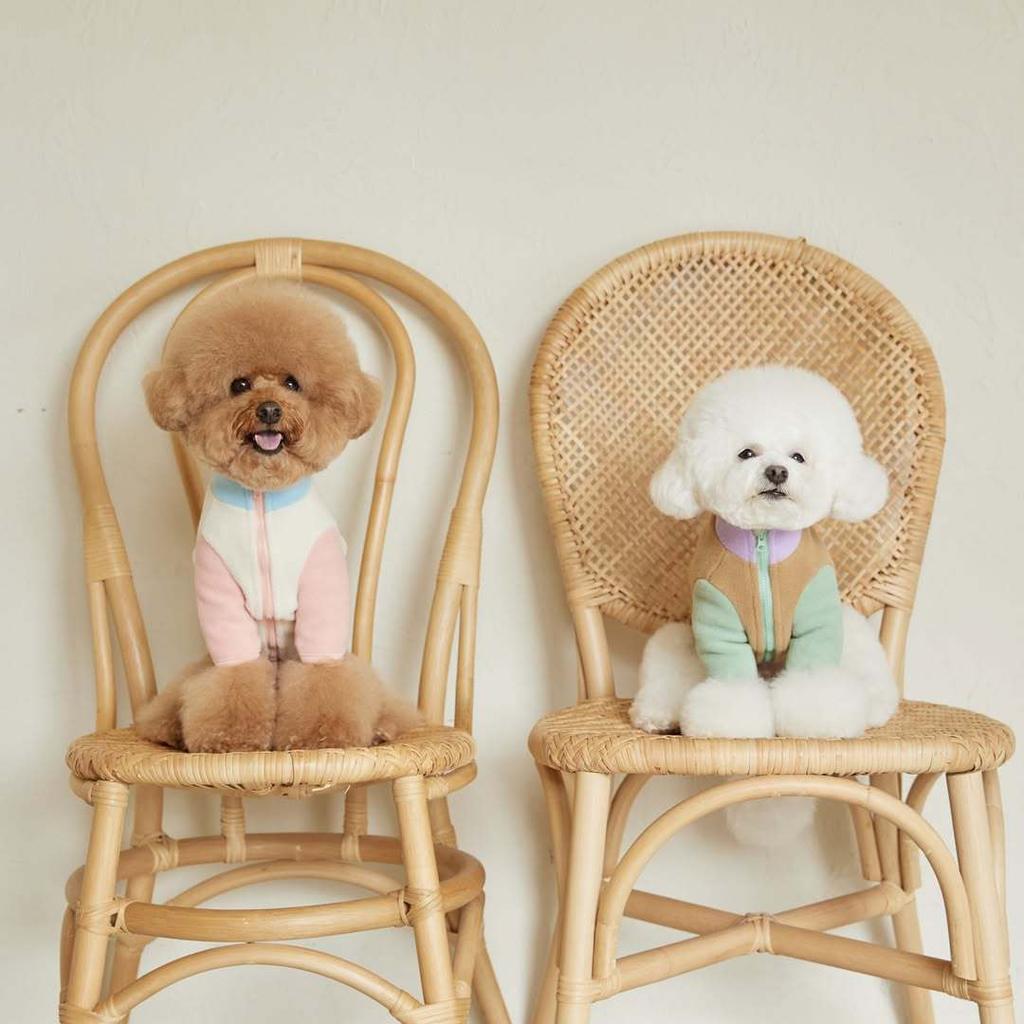 Winter Pet Fleece Vest Contrast Color Sleeveless Sweater Small Dog Cat Apparel Thermal Warm Coat Two Legs Outfit Soft Warmth Puppy Kitten Clothing