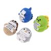 4 Pcs Crochet Animal Grey Penguin Blue Shark Dinosaur Sloth Emotional Support Positive Knitted