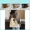 Stylish Large Capacity Canvas Tote Bag For Women Perfect For School And Daily Use