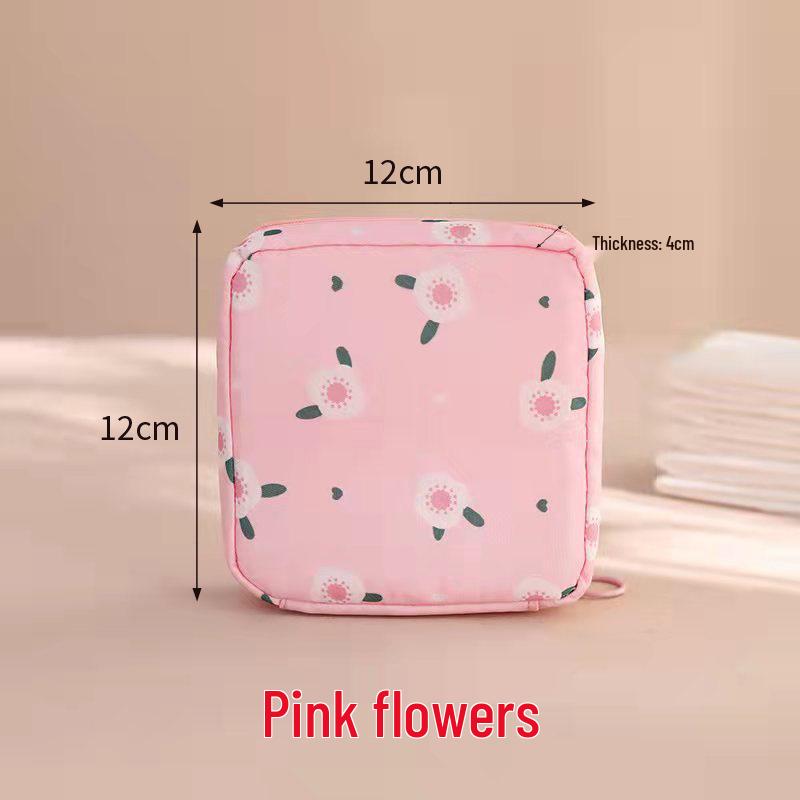 

Женский кошелек для монет, хранилище для гигиенических прокладок: Портативная, Милая, Мини-сумка большой вместимости 12x12x4 cm