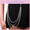 Hip Hop Metal Waist Chain For Men And Women With Punk Style And Multilayer Design