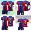 Messi 10 Lewandowski 9 Gavi 30 Barcelona Trikot Unisex Geeignet Für Sommer Frühling Und Herbst