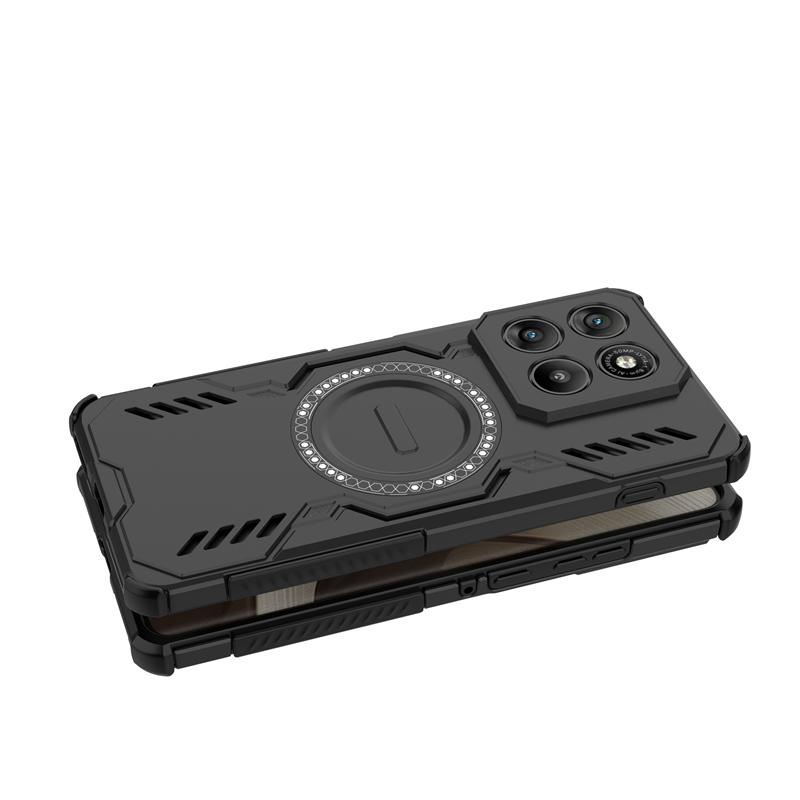 For Motorola Moto X70 Air Case For Moto X70 Air Anti-knock Armor Magnetic Adsorption Wireless Charge Cover For Moto X70 Air Case