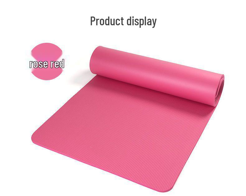 Thickened Non-Slip Yoga Mat for Beginners: Extra Wide and Long for Men & Women with Free Shipping