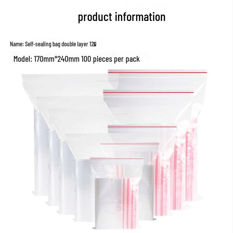 Guliwang Resealable Plastic Bags