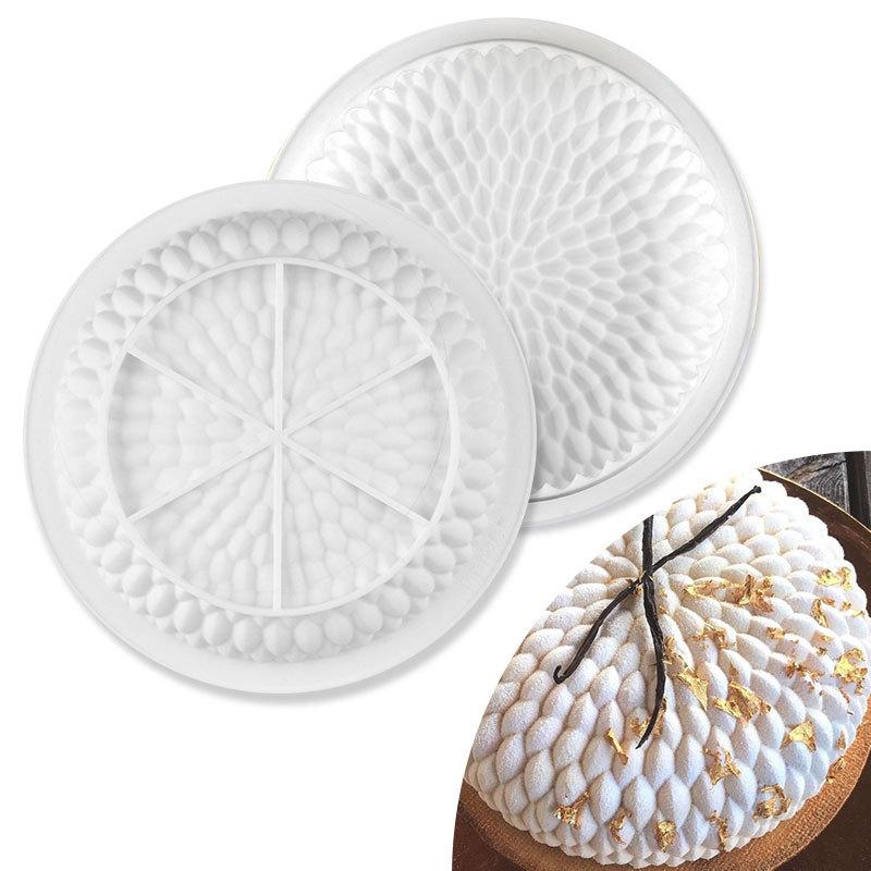 Sunflower Seed Shape Silicone Mousse Cake Mold Flower Chocolate Ice Baking Mould Party Dessert Making Tool Valentine's Day Gifts