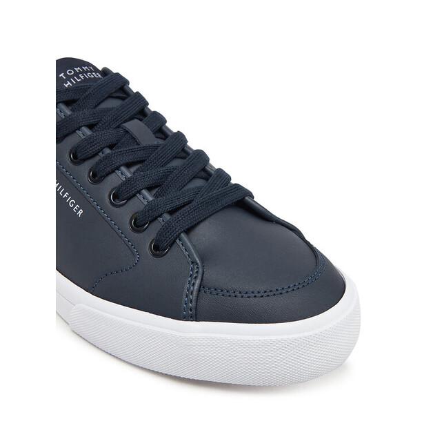 Мужские кроссовки Tommy Hilfiger Core corporate vulc кожа fm0fm05399 granatowy