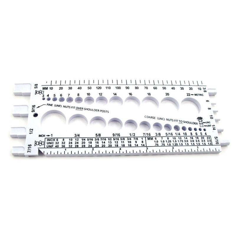 Verificator de filet pentru șuruburi Instrument de măsurare Instrument de măsurare Tester de măsurare filet și metric pentru verificare șurub piuliță