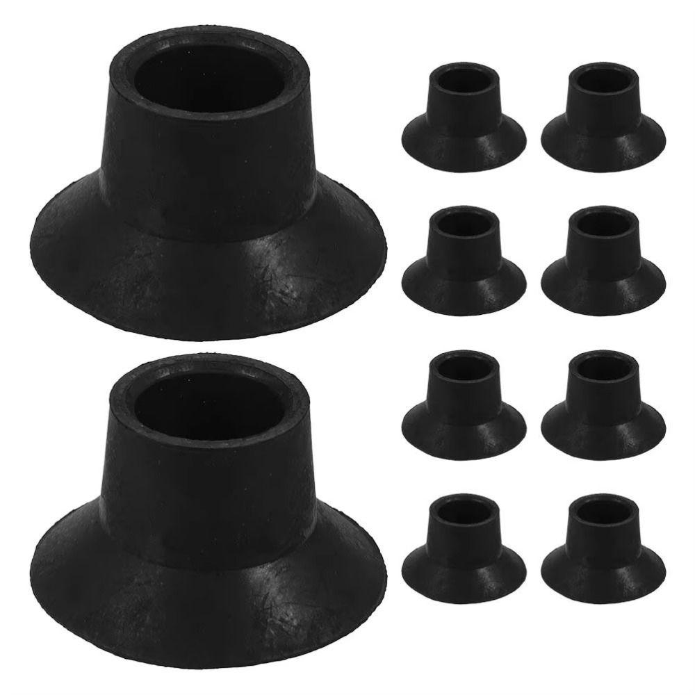4Pcs Universal Gas Stove Foot Mat Wear-Resistant Suction Cup Gas Stove Non-slip Pad Replacement Silent Jumping Bed Foot Covers