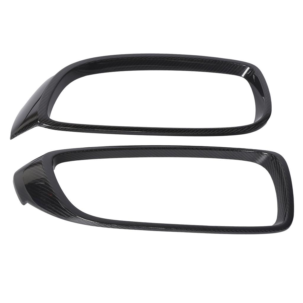 Pair of Front Grille Insert Cover Frame Carbon Fiber Decoration Replacement for M3 F80 M4 F82