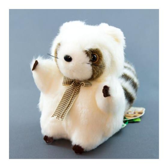Takenoko red panda mini white stuffed toy 10103