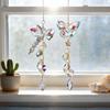 Faux Crystal Suncatcher Colorful Prism Butterfly/Dradonfly Window Hanging Ornament for Window Ceiling Garden Home Decor
