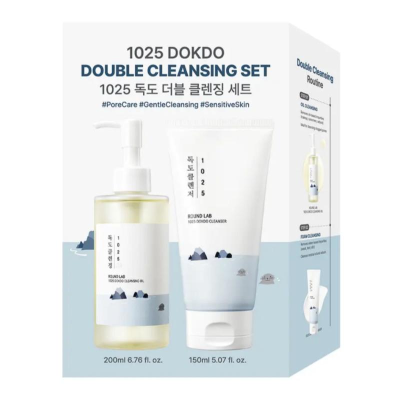 ROUND LAB 1025 Dokdo Очищающее масло 200 мл + Очищающее средство Dokdo 150 мл Специальный набор
