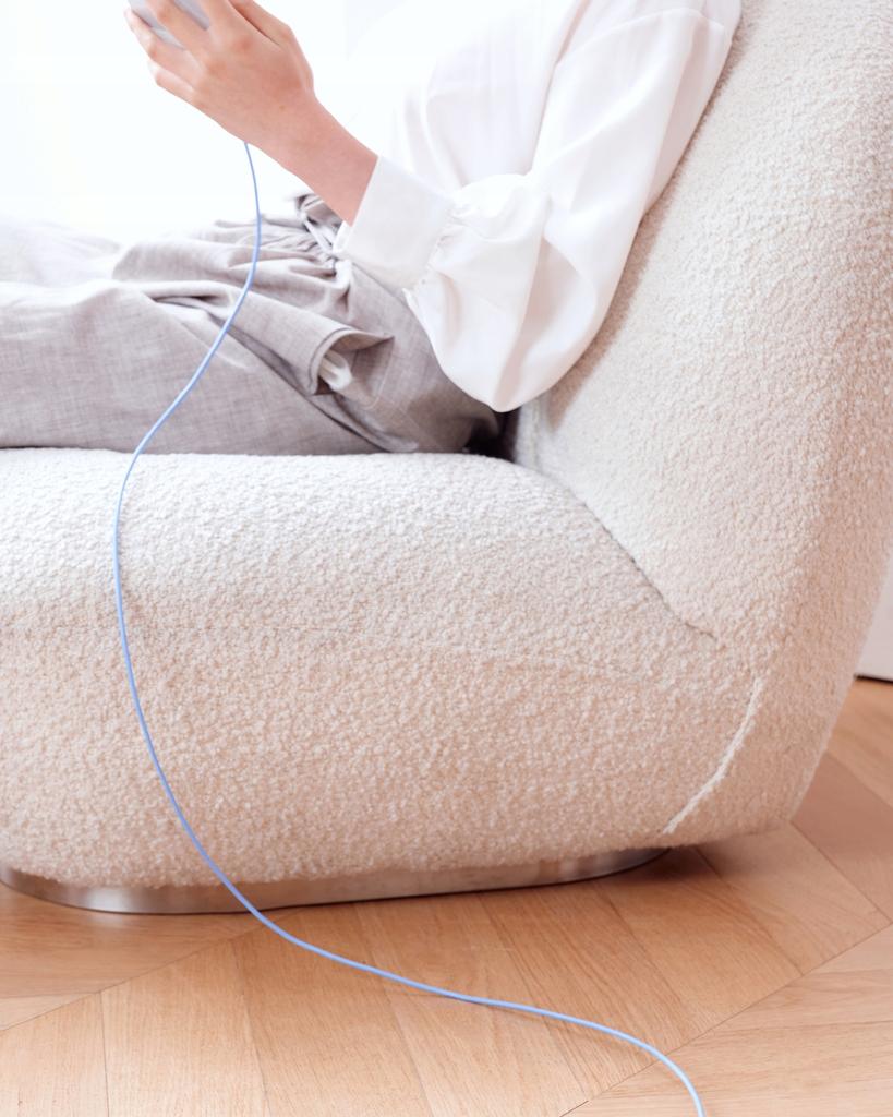 Innostyle Jazzy Usb Lightning Mfi Fast Charging Cable For Iphone Kevlar 2M Blue