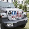 American Flag Style Insect-Proof Grille Mesh for 18' JL/JT Wrangler