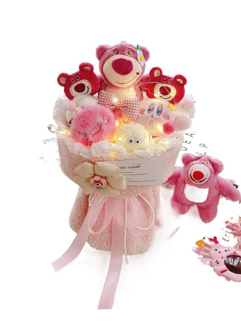 Valentine's Day Kitty Plush Bouquet: Perfect Gift for Girlfriend or Bestie