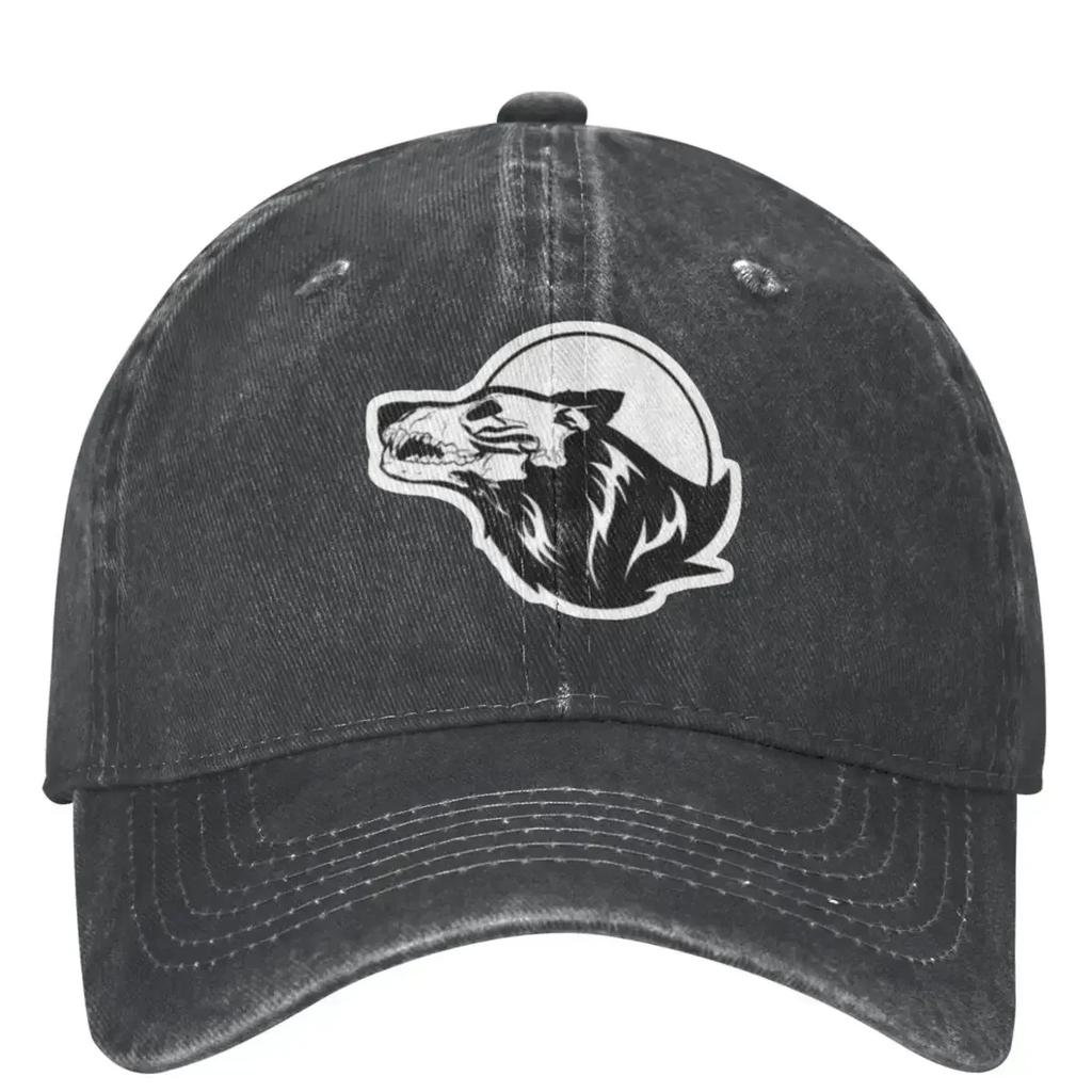 FOG Spiritus Systems Baseballkappe Wolf Print Outdoor Sports Großhandel Gewaschene Trucker-Mütze Weiblich Männlich Mode Benutzerdefinierte Kappe