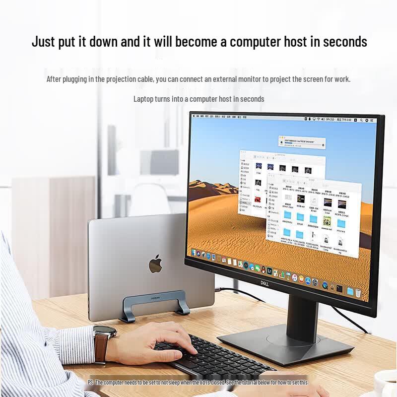 UGREEN Aluminum Laptop Vertical Stand