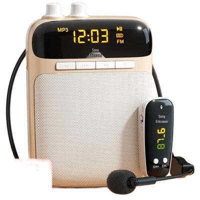 Suoai Portable FM Wireless Voice Amplifier & Bluetooth Speaker CN Plug (adapter Included)