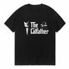 The Catfather Cat Cool Printing Men Women Tshirt Summer Casual Comfortable TShirt Fashion Vintage Tee Shirts Street Short Tees