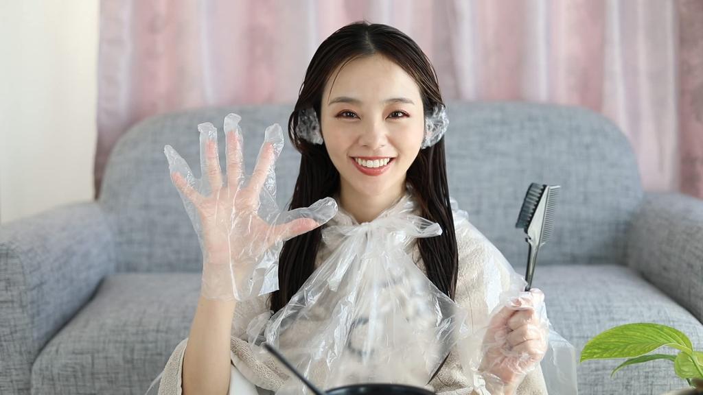 Of Hair Dye Made In Professional for [Set 3] Brush, Japan, Use, Self-Coloring