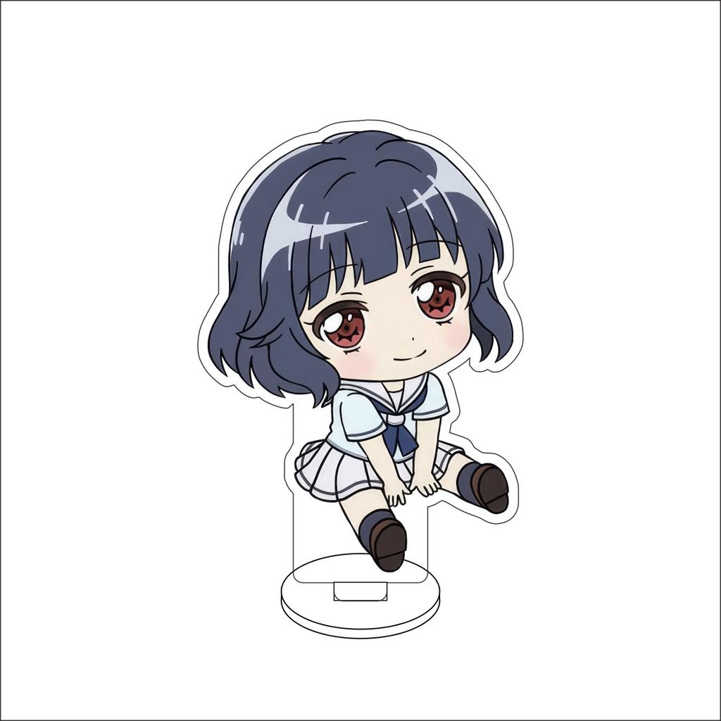 10CM Anime BanG Dream! Figure Stand Model Tsukushi Futaba/Nanami Hiromachi/Mashiro Kurata Cute Desk Decor Standing Sign Gifts