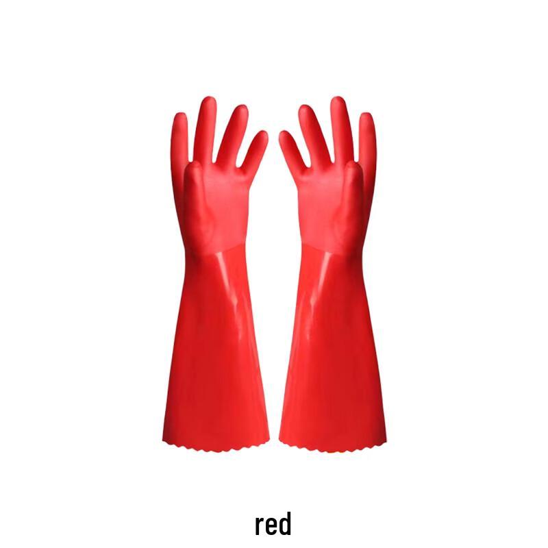 Qihuan Lined Rubber Gloves