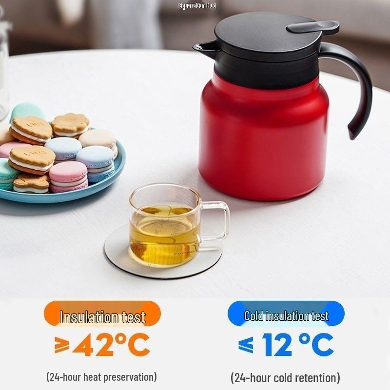 Large Capacity Portable Stewing Teapot for Home or Office Use