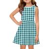 Robe d'été princesse pour filles - Robe avec empiècement débardeur coupe évasée